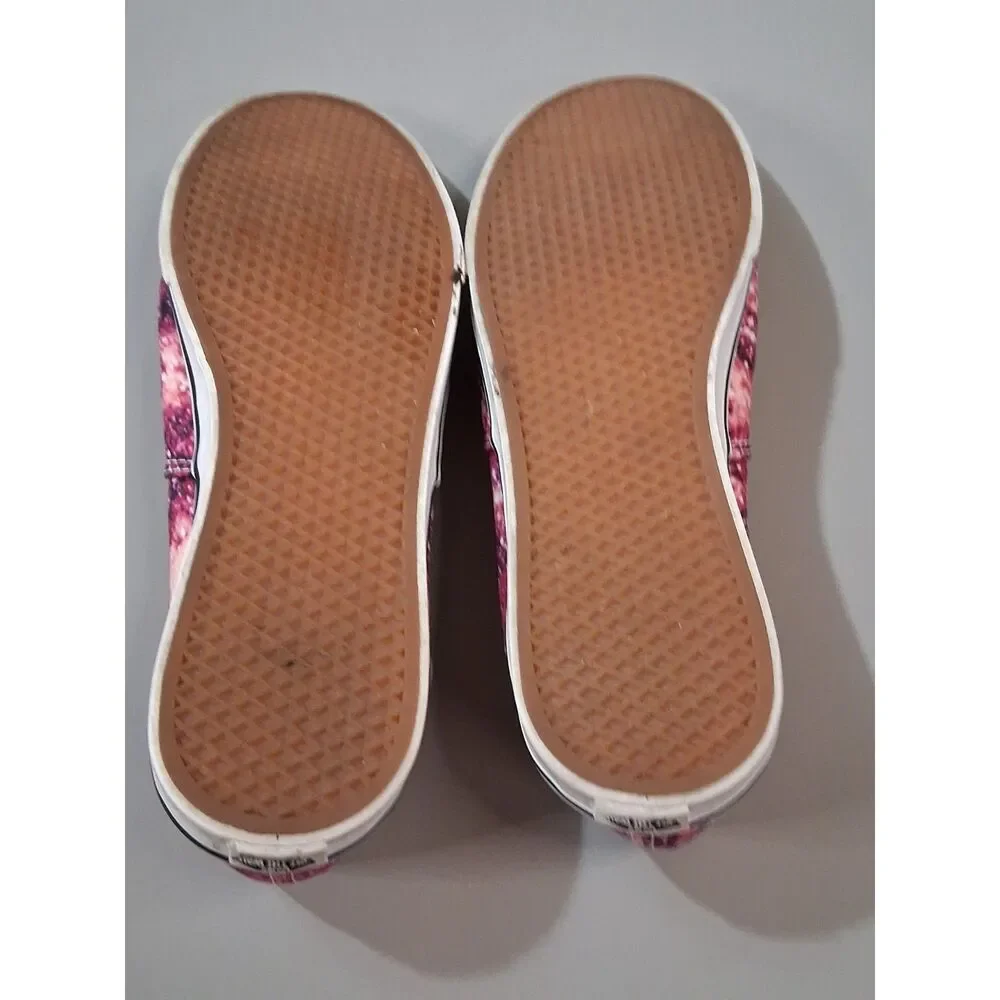 Vans Authentic Cosmic Galaxy Pink Purple Skate Shoes Womens 9 Mens 7.5 Low Top